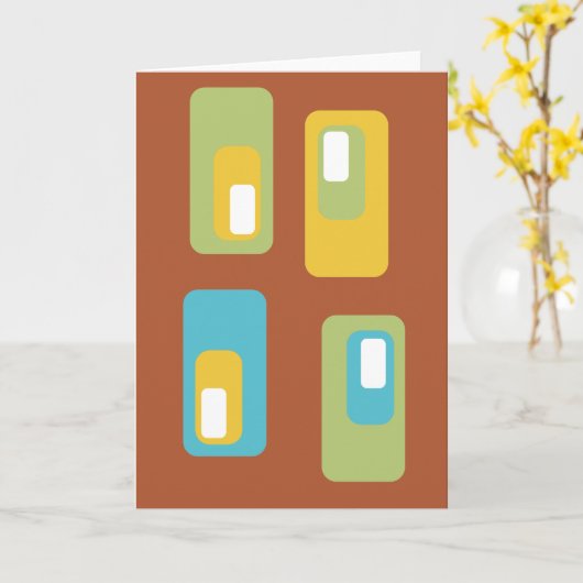 Folded Greeting Card カード (黄色い花)