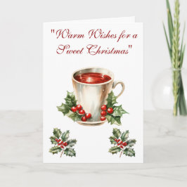 Folded Greeting Card-Elegant Victorian Christmas  カード