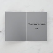 Folded Greeting Card for Mother's Day カード (内部)