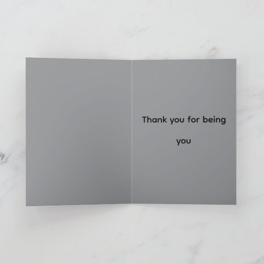 Folded Greeting Card for Mother's Day カード (内部)