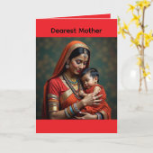 Folded Greeting Card for Mother's Day カード (黄色い花)