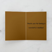 Folded Greeting Card for Mother's Day カード (内部)