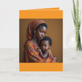 Folded Greeting Card for Mother's Day カード (正面)