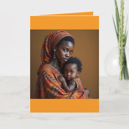 Folded Greeting Card for Mother's Day カード