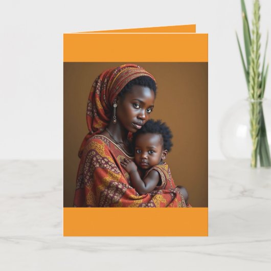 Folded Greeting Card for Mother's Day カード (正面)