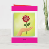 Folded Greeting Card HAPPY BIRTHDAY  カード (裏面)