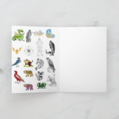 Folded Greeting Cards | Dragon Knight Fantasy カード (内部)