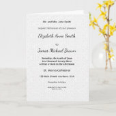 Folded Greeting Cards | Paisley Floral Ornamental カード (黄色い花)