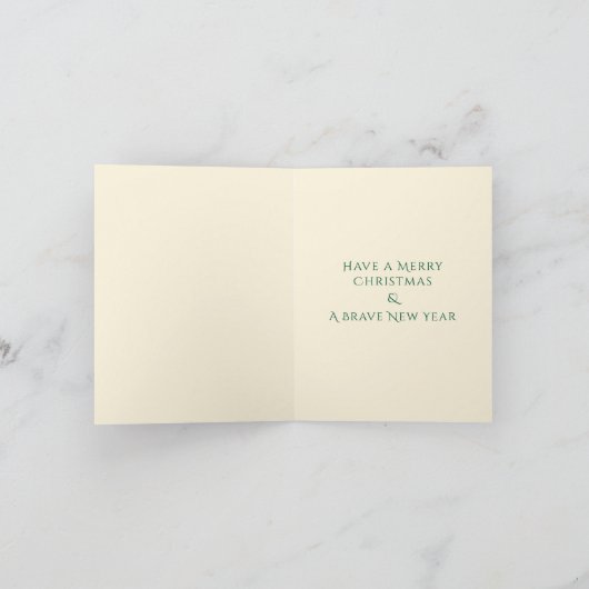 Folded Holiday Card シーズンカード (内部)