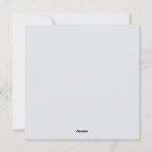 Folded Holiday Card シーズンカード (裏面)