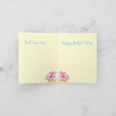 Folded Holiday Card : Happy Mothers' Day シーズンカード (内部)