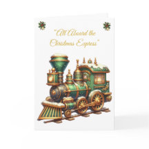 Folded Holiday Card-Victorian Christmas Splendor 