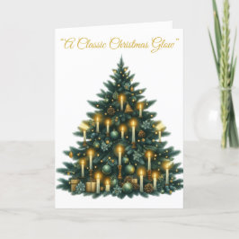 Folded Holiday Card-Victorian Xmas Splendor シーズンカード