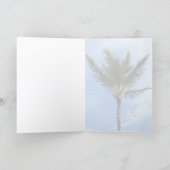 Folded Kilauea Lighthouse Blank Card サンキューカード (内部)