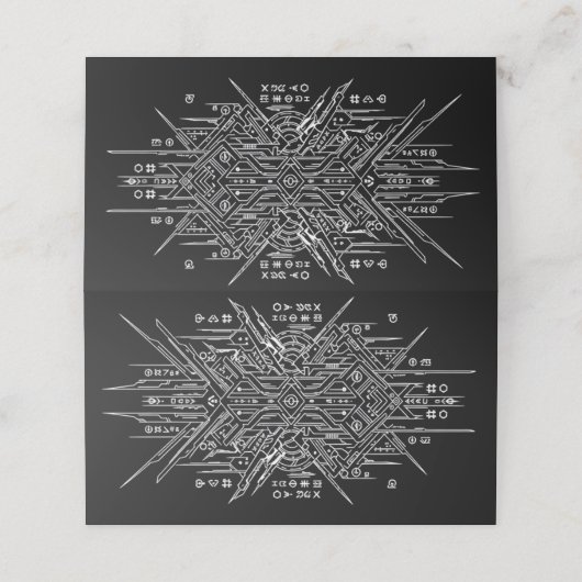 Folded Loyalty Card ロイヤリティカード (外部開封)