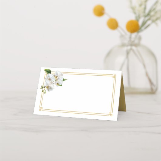 Folded Name Place Card プレイスカード (正面)