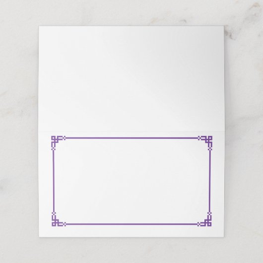 Folded Name Place Card プレイスカード (外部開封)