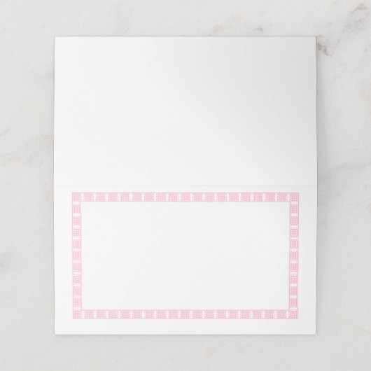 Folded Name Place Card プレイスカード (外部開封)