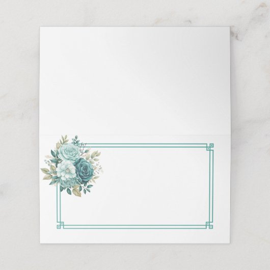 Folded Name Place Card プレイスカード (外部開封)