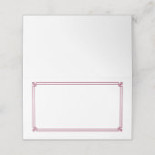 Folded Name Place Card プレイスカード (外部開封)