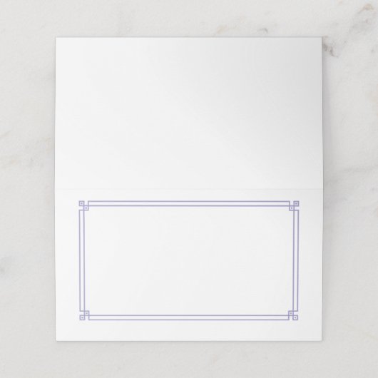 Folded Name Place Card プレイスカード (外部開封)