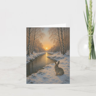 Folded New Year's card  シーズンカード