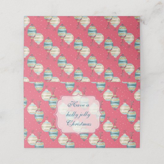 Folded Place Card プレイスカード (外部開封)