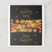 Folded Place Card プレイスカード (外部開封)