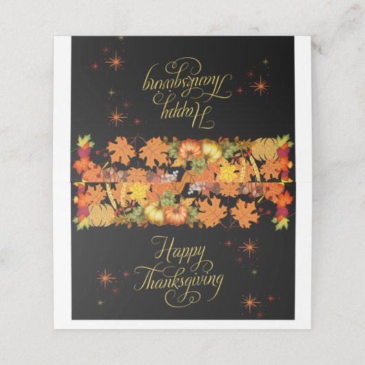 Folded Place Card プレイスカード (外部開封)