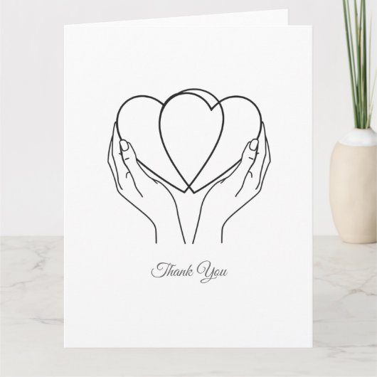 Folded Thank You Card サンキューカード (正面)