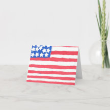 Folded Thank You Card