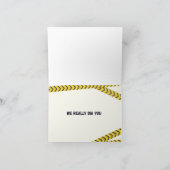 Folded Thank You Card サンキューカード (内部)