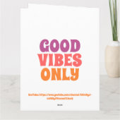 Folded Thank You Card サンキューカード (裏面)