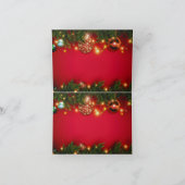 Folded Thank You Card サンキューカード (内部)