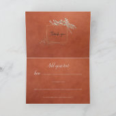 Folded Thank You Card サンキューカード (内部)