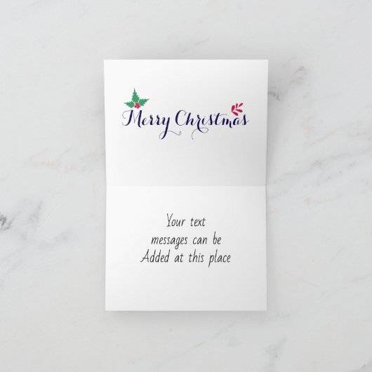 Folded Thank You Card サンキューカード (内部)