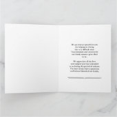 Folded Thank You Card サンキューカード (内部)