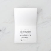 Folded Thank You Card サンキューカード (内部)