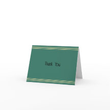 Folded Thank You Card
