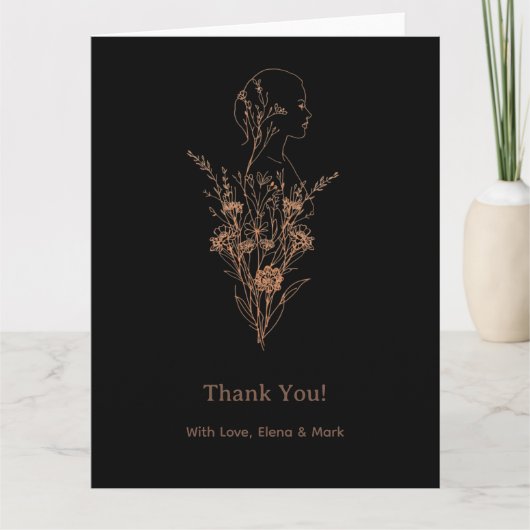 Folded Thank You Card サンキューカード (正面)