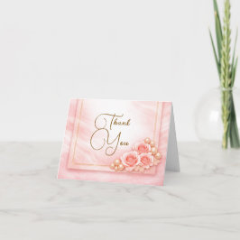 Folded Thank You Card Wedding サンキューカード