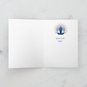Folded Thank You Yoga Classes Instructor  Card サンキューカード (内部)