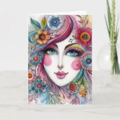 Folded Whimsical Card カード (正面)