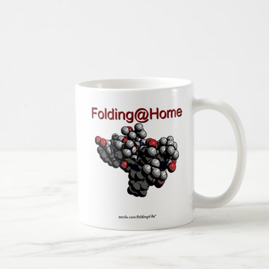 Folding@Home -マグ コーヒーマグカップ (右)