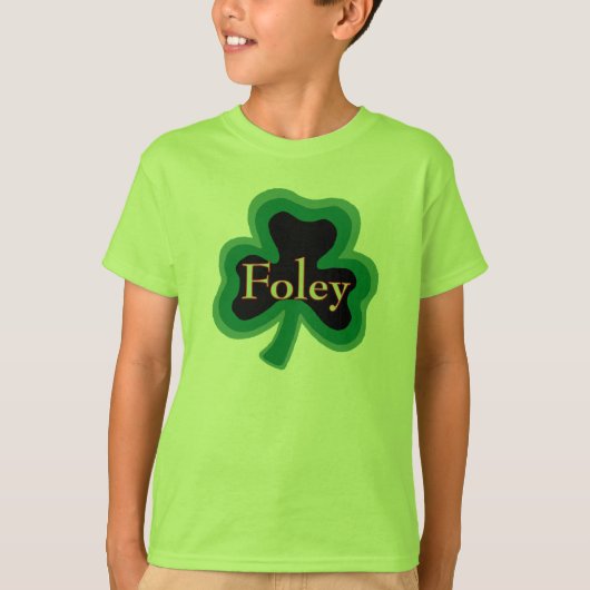 Foleyの姓 Tシャツ (正面)