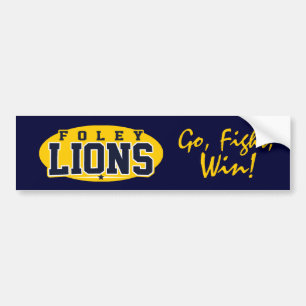Foley High School; Lions バンパーステッカー
