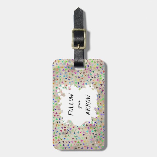 Folge deinem Pfeil ラゲッジタグ (正面縦)