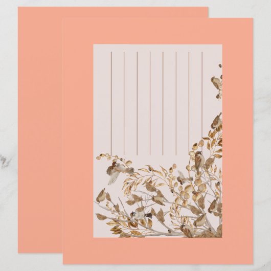 Folha pardais com envelope (正面/裏面)