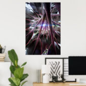 folhas roxas ポスター (ホームオフィス)