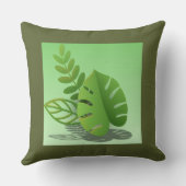 Folhas Verdes クッション (裏面)